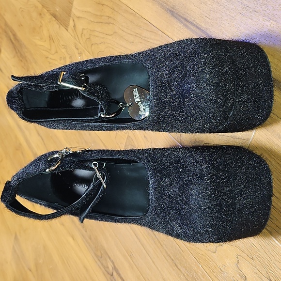 Sugar Thrillz Furry Feline Platform Heels - Picture 6 of 12